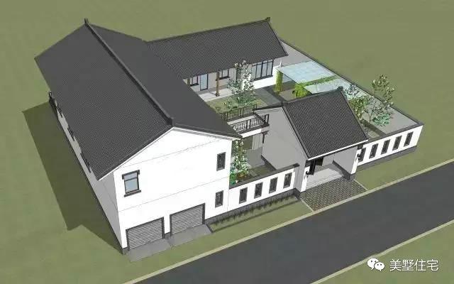 30款中式風(fēng)格別墅效果圖，一二三層都有，像世外桃源一樣漂亮