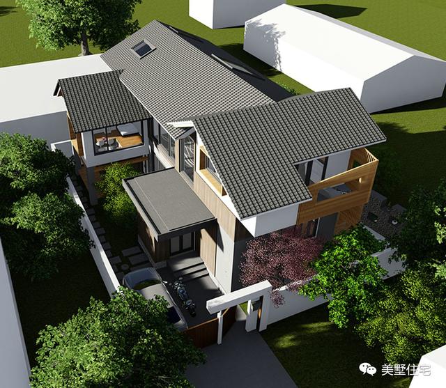 30款中式風(fēng)格別墅效果圖，一二三層都有，像世外桃源一樣漂亮