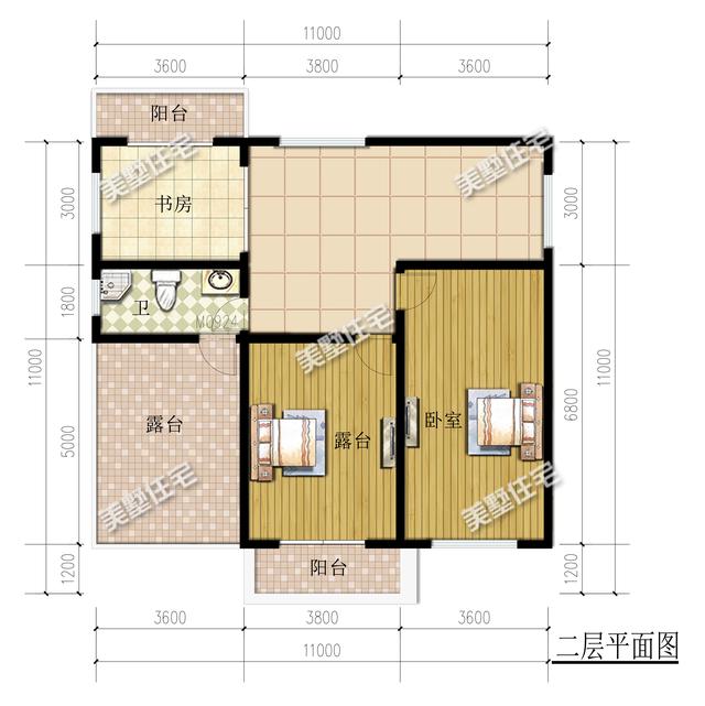 農(nóng)村自建二層小別墅，帶豪華露臺(tái)20多萬(wàn)就能建成，精致又漂亮！