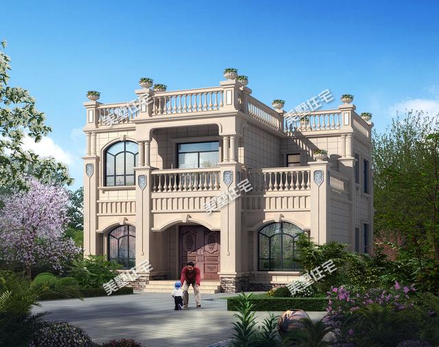 農(nóng)村自建二層小別墅，帶豪華露臺(tái)20多萬(wàn)就能建成，精致又漂亮！