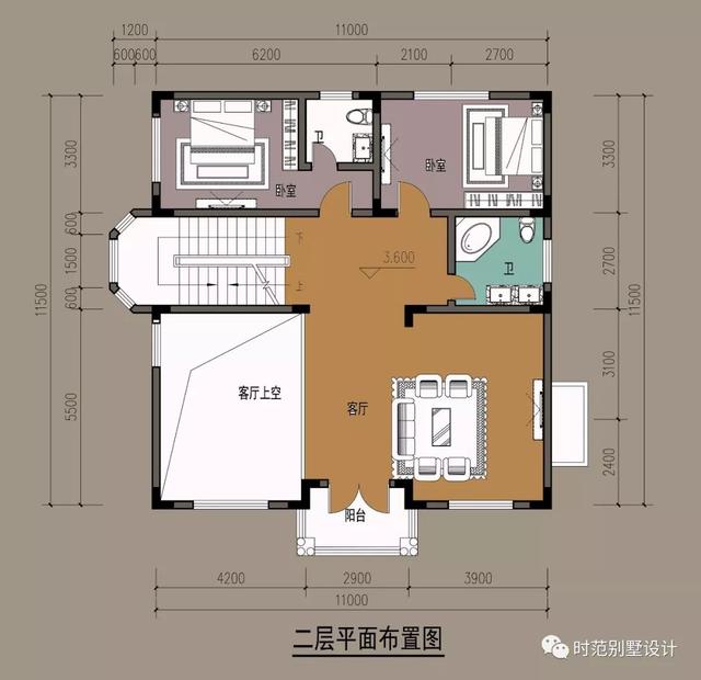 歐式豪華別墅，農(nóng)村自建三層小樓設(shè)計(jì)圖，11x12米7室3廳6衛(wèi)，農(nóng)村蓋房就是這么美