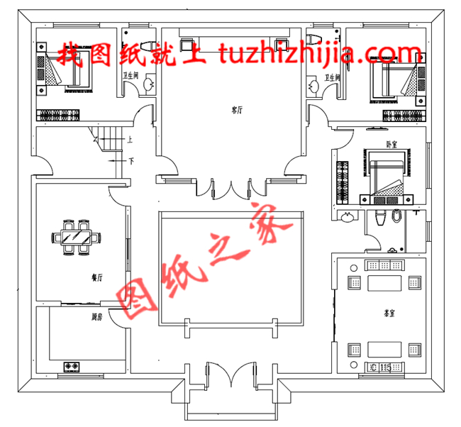 農(nóng)村簡約小四合院圖片，書香古典更能贏得大家的心！