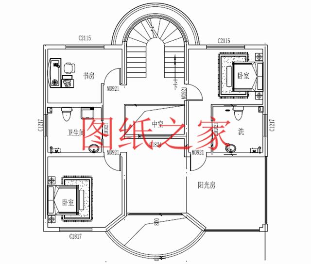 12x10米歐式三層別墅，生活和娛樂(lè)兼顧，非常簡(jiǎn)潔實(shí)用！