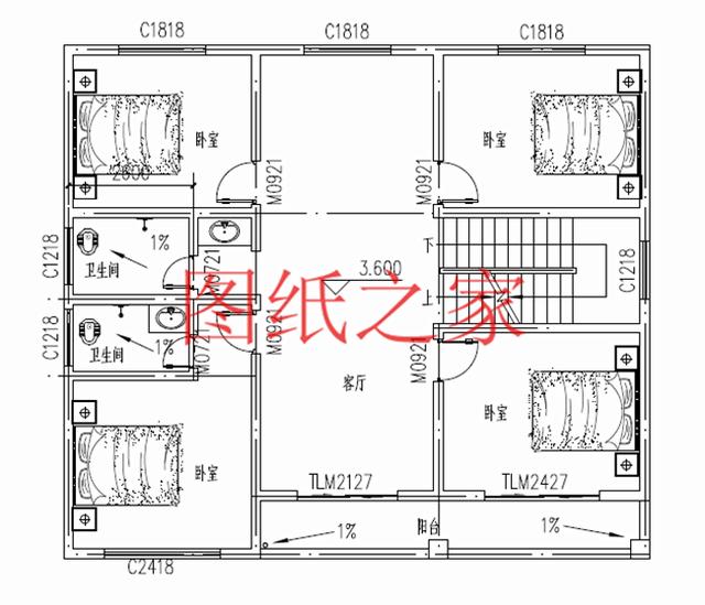 12x10米歐式三層別墅，生活和娛樂(lè)兼顧，非常簡(jiǎn)潔實(shí)用！