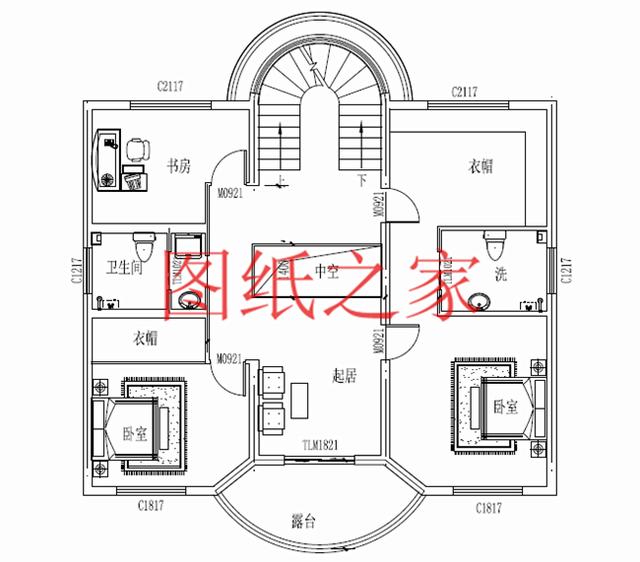 12x10米歐式三層別墅，生活和娛樂(lè)兼顧，非常簡(jiǎn)潔實(shí)用！