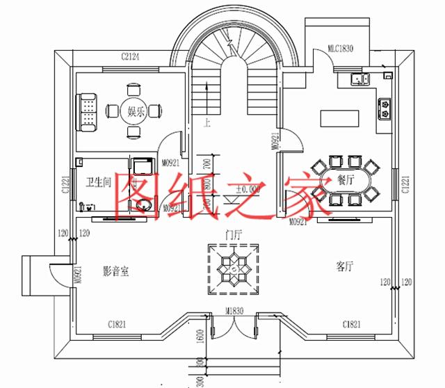 12x10米歐式三層別墅，生活和娛樂(lè)兼顧，非常簡(jiǎn)潔實(shí)用！