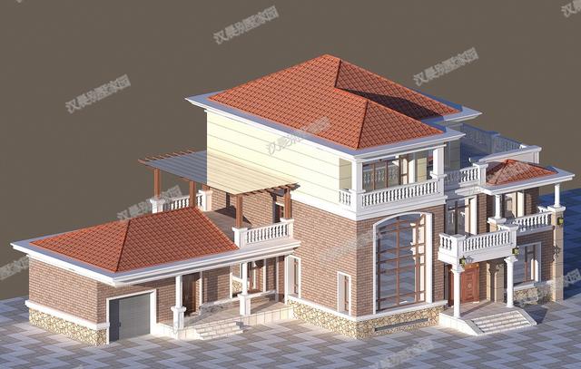 這套二層別墅，光基礎(chǔ)就花了3萬，顏值不夠，施工來湊！