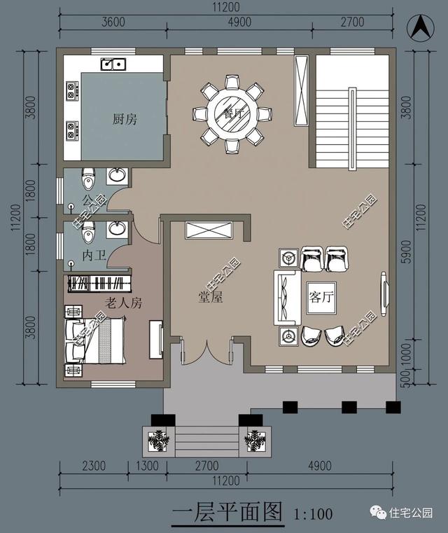 家有120平宅基地，可以修建這棟古典風(fēng)情別墅，和人人不雷同！
