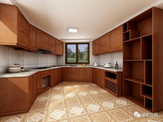 歐式兩層農(nóng)村別墅設(shè)計(jì)圖，11×12米還帶挑空客廳、半獨(dú)立式廚房，縱享美好生活