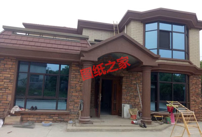 地中海風(fēng)格二層別墅設(shè)計(jì)圖及效果圖，外觀有格調(diào)