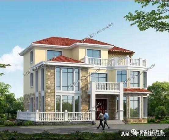 這5套實用型三層自建房設(shè)計，土豪有的你全有，不比那些百萬豪宅差