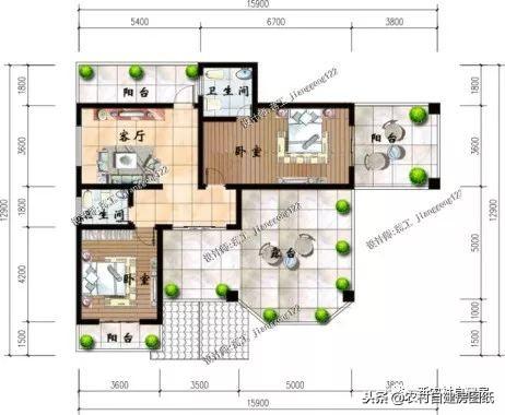 這5套實用型三層自建房設(shè)計，土豪有的你全有，不比那些百萬豪宅差