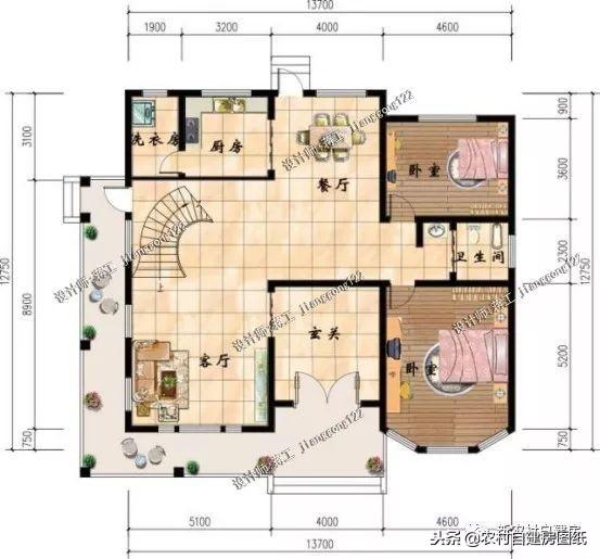 這5套實用型三層自建房設(shè)計，土豪有的你全有，不比那些百萬豪宅差