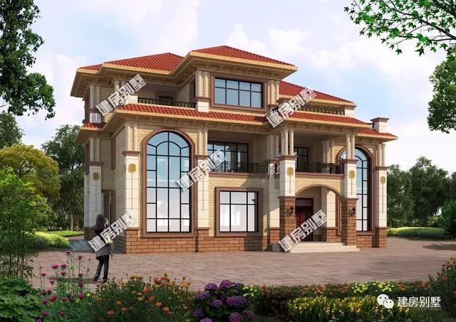 兩套三層雙拼別墅，第一棟內(nèi)有乾坤，第二款大氣的雙拼戶型