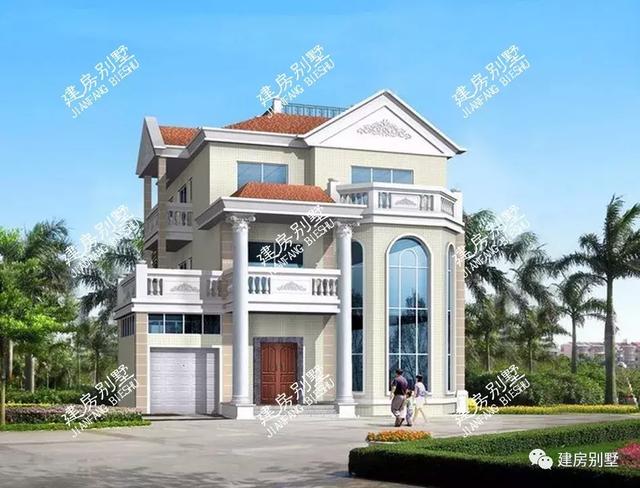 帶車(chē)庫(kù)的農(nóng)村三層自建房設(shè)計(jì)，第一個(gè)套幾乎每個(gè)村都有