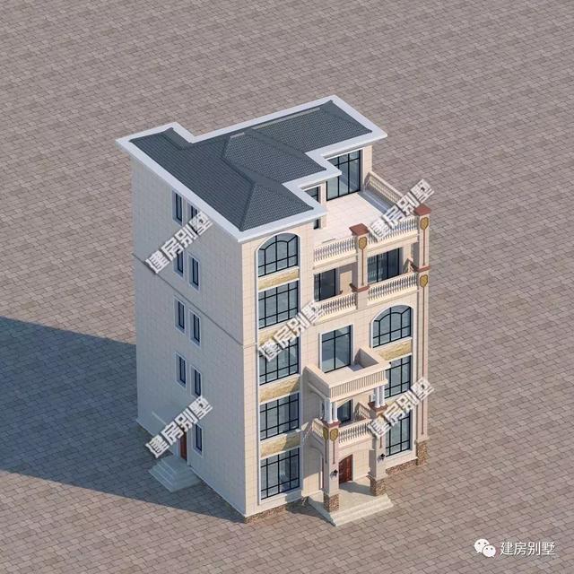 11.5×11.5米五層別墅設(shè)計，一共有10個臥室，家里多少人都能住下！