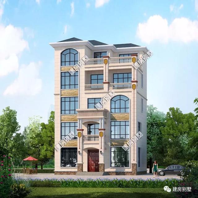 11.5×11.5米五層別墅設(shè)計，一共有10個臥室，家里多少人都能住下！