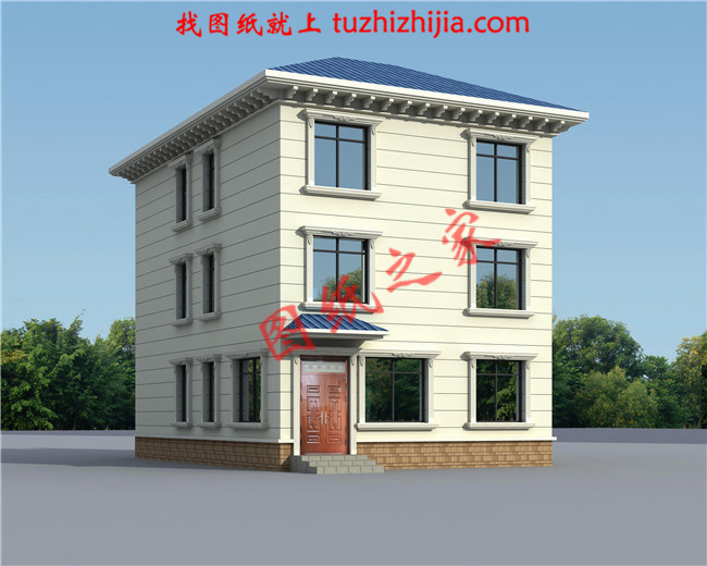 農(nóng)村120方三層自建房子圖，簡(jiǎn)單耐看、經(jīng)典實(shí)用，再過(guò)20年也不落伍！