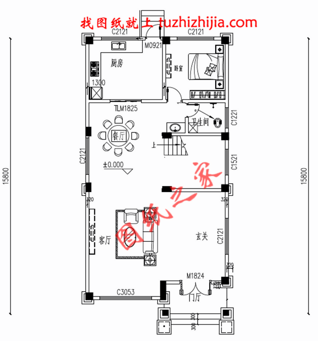 農(nóng)村120方三層自建房子圖，簡(jiǎn)單耐看、經(jīng)典實(shí)用，再過(guò)20年也不落伍！
