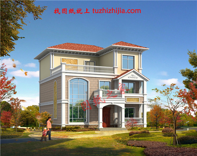 農(nóng)村120方三層自建房子圖，簡(jiǎn)單耐看、經(jīng)典實(shí)用，再過(guò)20年也不落伍！