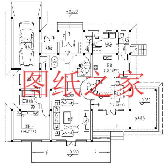 2套13X15米的田園風(fēng)二層別墅，自然質(zhì)樸的戶型專為農(nóng)村生活設(shè)計！