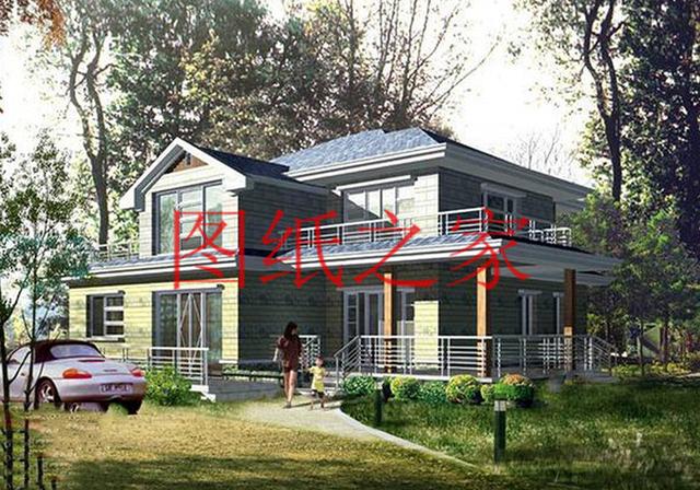 2套13X15米的田園風(fēng)二層別墅，自然質(zhì)樸的戶型專為農(nóng)村生活設(shè)計！