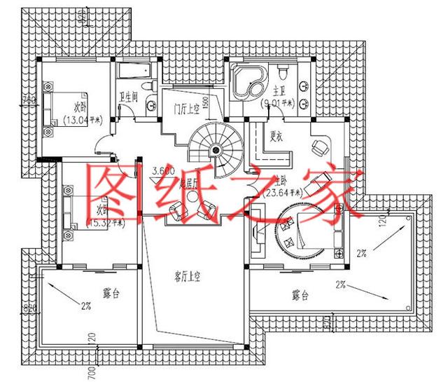 2套13X15米的田園風(fēng)二層別墅，自然質(zhì)樸的戶型專為農(nóng)村生活設(shè)計！