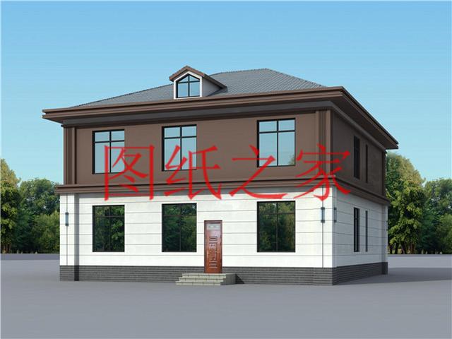 2套13X15米的田園風(fēng)二層別墅，自然質(zhì)樸的戶型專為農(nóng)村生活設(shè)計！