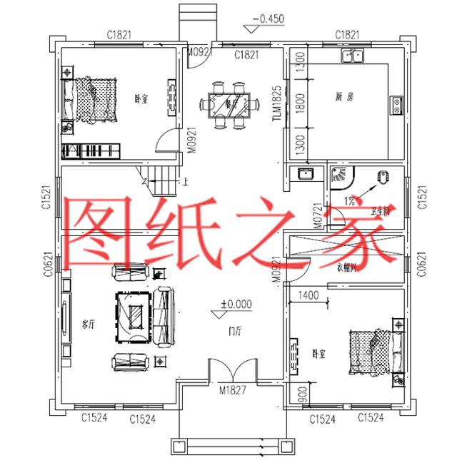 2套13X15米的田園風(fēng)二層別墅，自然質(zhì)樸的戶型專為農(nóng)村生活設(shè)計！