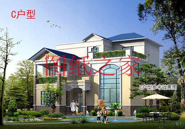 11X12米的三層別墅，多臥室還帶大露臺(tái)，溫馨又宜居！