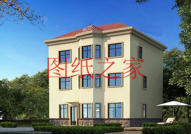 11X12米的三層別墅，多臥室還帶大露臺(tái)，溫馨又宜居！