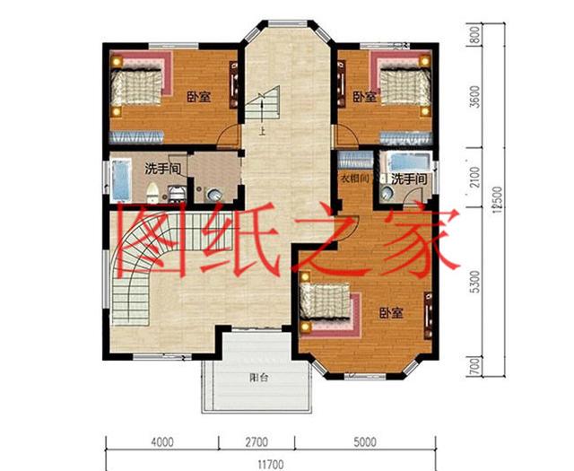11X12米的三層別墅，多臥室還帶大露臺(tái)，溫馨又宜居！
