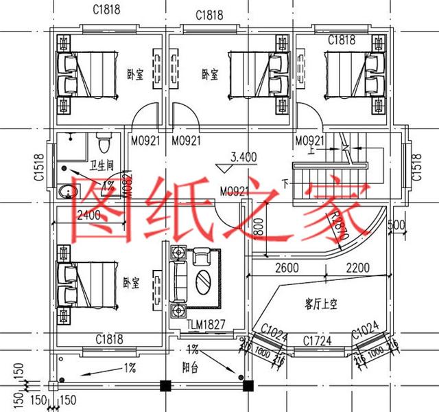 11X12米的三層別墅，多臥室還帶大露臺(tái)，溫馨又宜居！