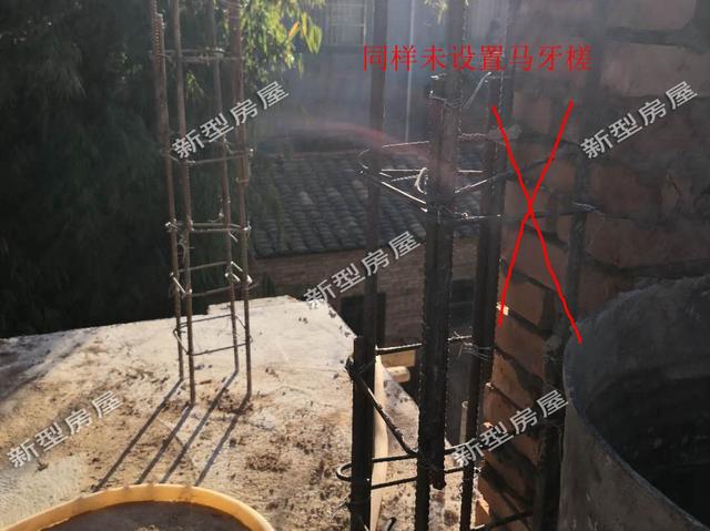構(gòu)造柱不設馬牙槎的自建房，還不如不要，完全是浪費鋼筋！