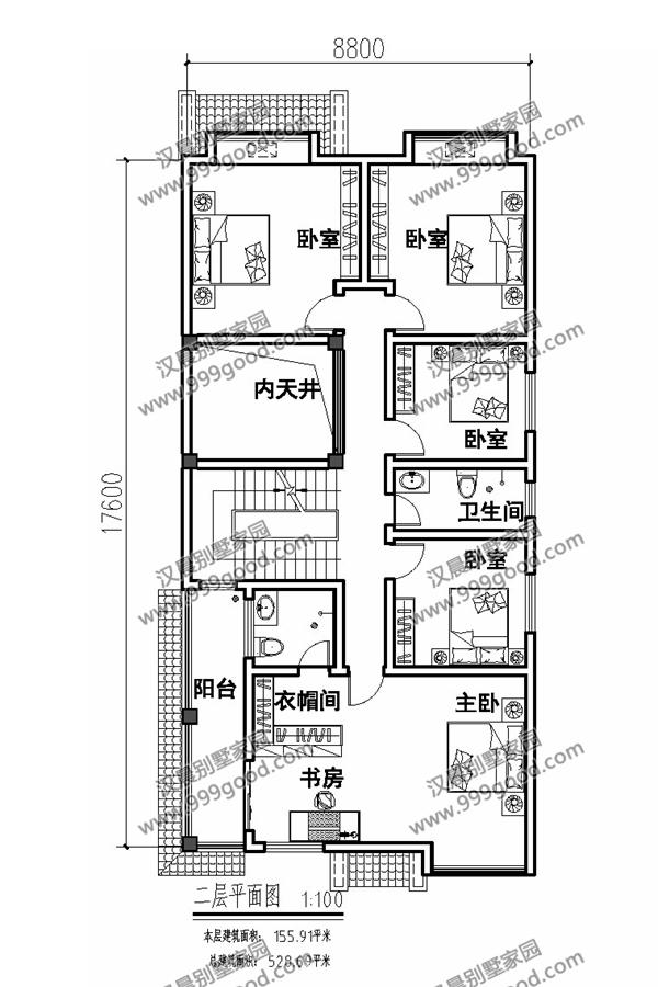 兩面鄰居開間只有8.8米，怎么建房？看看這套花50萬建成的中式別墅！