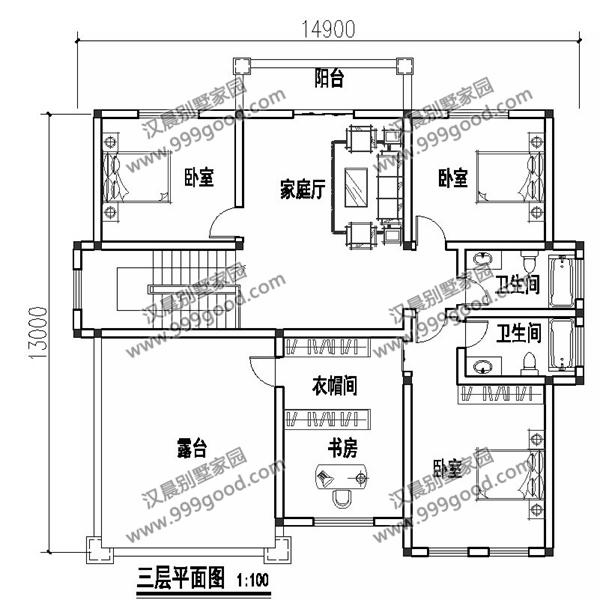 湖南郝總自建15X15米農(nóng)村三層別墅，才花了45萬，宅地臨路，布局完美！