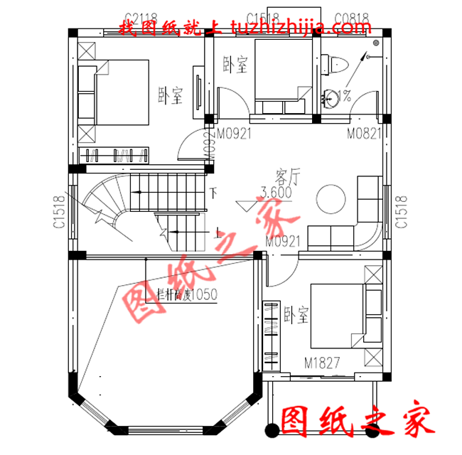 農(nóng)村100平米自建房圖紙?jiān)O(shè)計(jì)，小宅基地也能建成大氣實(shí)用的別墅！