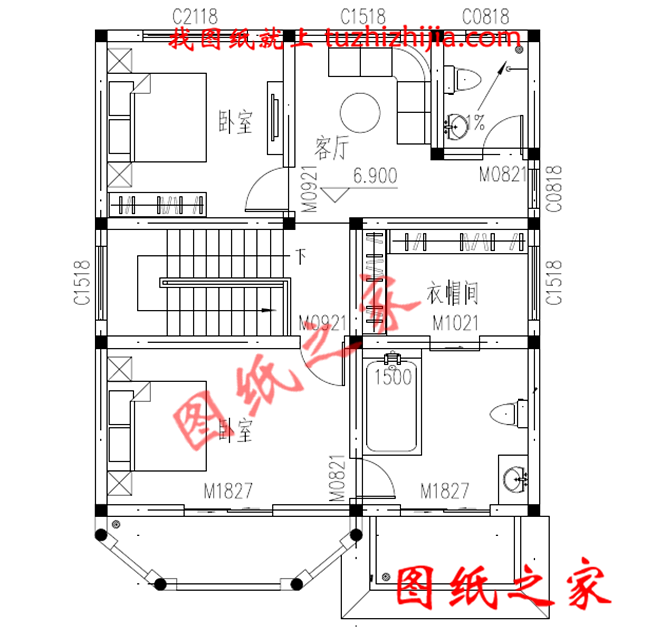 農(nóng)村100平米自建房圖紙?jiān)O(shè)計(jì)，小宅基地也能建成大氣實(shí)用的別墅！