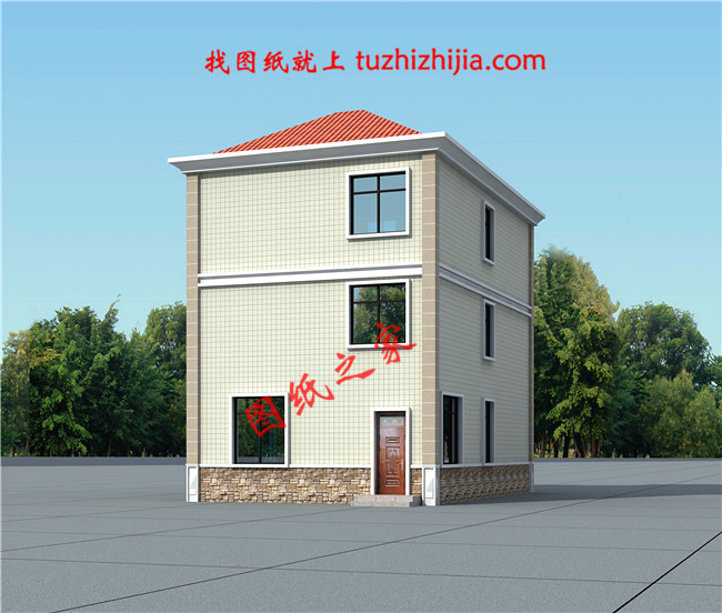 農(nóng)村100平米自建房圖紙?jiān)O(shè)計(jì)，小宅基地也能建成大氣實(shí)用的別墅！