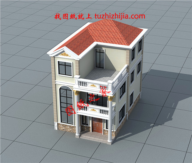 農(nóng)村100平米自建房圖紙?jiān)O(shè)計(jì)，小宅基地也能建成大氣實(shí)用的別墅！