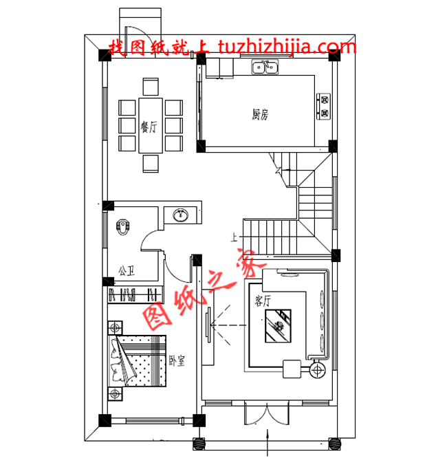 農(nóng)村100平米自建房圖紙?jiān)O(shè)計(jì)，小宅基地也能建成大氣實(shí)用的別墅！