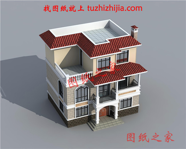 農(nóng)村100平米自建房圖紙?jiān)O(shè)計(jì)，小宅基地也能建成大氣實(shí)用的別墅！