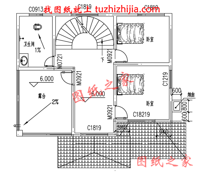 農(nóng)村100平米自建房圖紙?jiān)O(shè)計(jì)，小宅基地也能建成大氣實(shí)用的別墅！