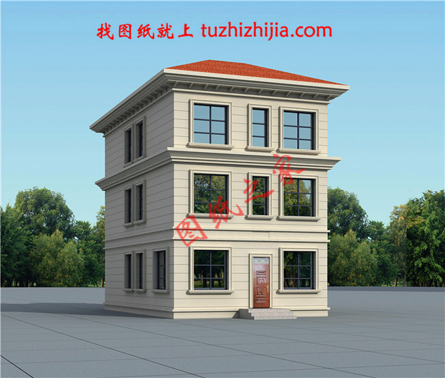 農(nóng)村100平米自建房圖紙?jiān)O(shè)計(jì)，小宅基地也能建成大氣實(shí)用的別墅！