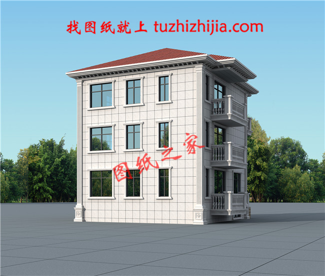 農(nóng)村40萬左右房子圖片外觀效果圖，帶地下室，外觀時尚大氣