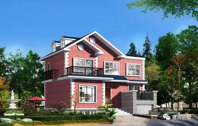 精致漂亮的農(nóng)村自建小別墅效果圖，第一款就非常驚艷！