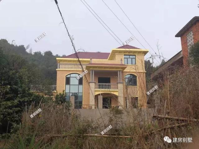 曬曬我新建的三層別墅，50萬全部完工，鄰居家根本沒法比