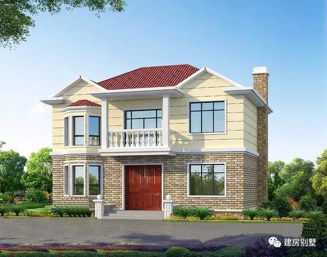 2套兩層小別墅設(shè)計(jì)，主體造價(jià)20多萬，建給爸媽養(yǎng)老用太合適了