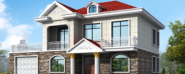 簡單大氣的農(nóng)村房子設(shè)計圖，非常漂亮的二層別墅