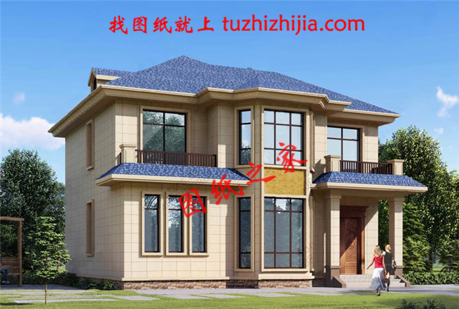 簡單大氣的農(nóng)村房子設(shè)計圖，非常漂亮的二層別墅